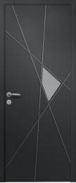 Porte d'entrée avec pièce inox marseille